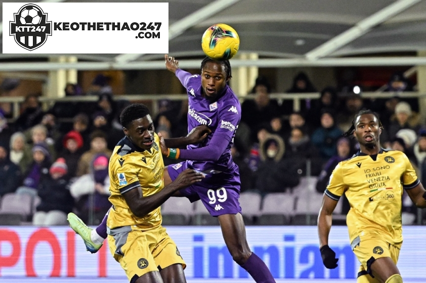 Udinese vừa có chiến thắng 2-1 trước Fiorentina ngay trên sân của đối thủ