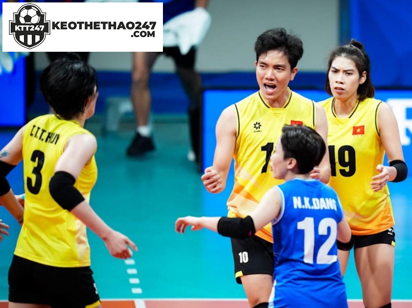 Đội tuyển bóng chuyền nữ Việt Nam thi đấu quá thành công trong năm 2024 (Ảnh: VolleyballWorld)