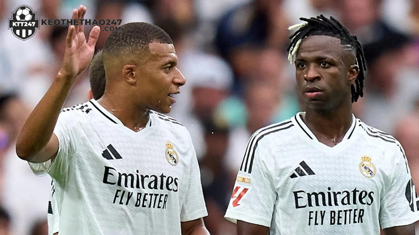 Mbappe hoàn toàn có thể thay thế vị trí của Vinicius để lại (Ảnh: GOAL). Mbappe hoàn toàn có thể thay thế vị trí của Vinicius để lại (Ảnh: GOAL).