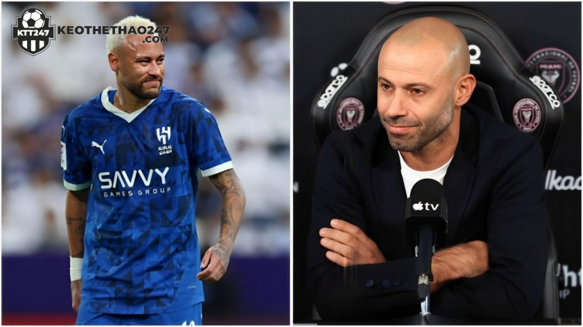 Mascherano khẳng định Inter Miami khó có cơ hội chiêu mộ Neymar. Ảnh: Getty