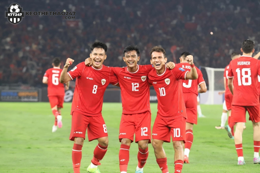 Ba cầu thủ nội địa Indonesia tại vòng loại 2 World Cup 2026 hồi tháng 3