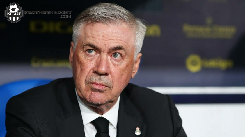 Các cầu thủ Real Madrid được cho là đang mất niềm tin vào HLV Carlo Ancelotti (Ảnh: Getty).