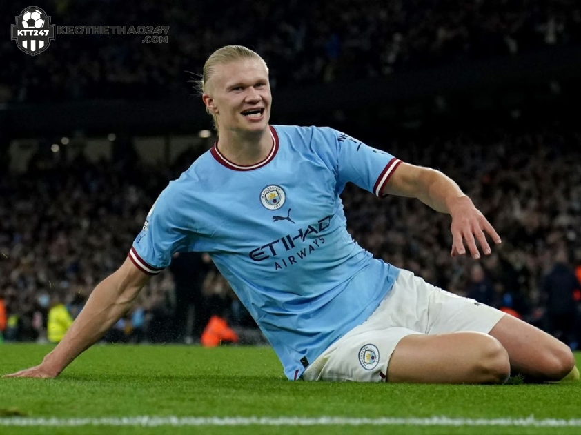 Haaland đã ghi 3 bàn ở 2 trận gần nhất của Man City tại giải Ngoại Hạng Anh