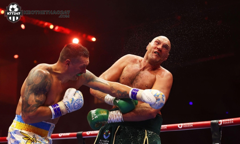 Tyson Fury đã phải nhận thất bại trong hai lần thượng đài liên tiếp với Oleksandr Usyk (Ảnh: Getty)