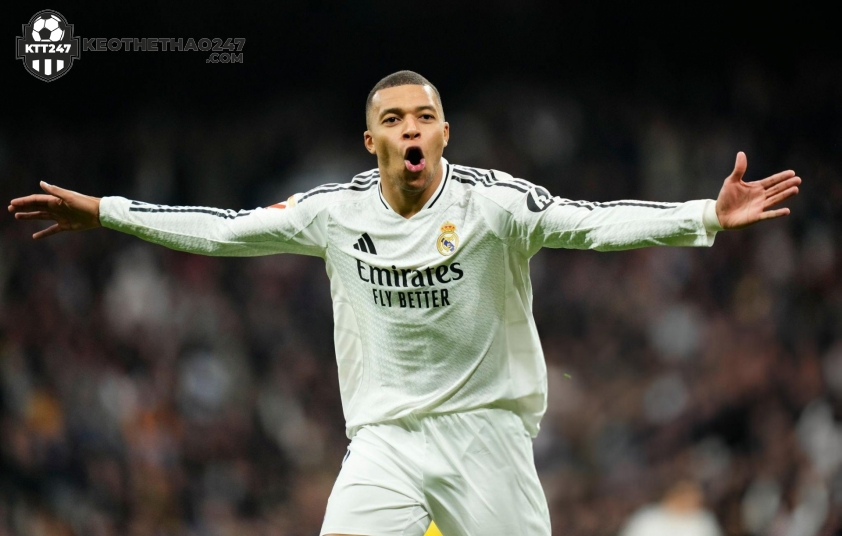 Cú đúp của Mbappe đóng góp vào chiến thắng của Real Madrid