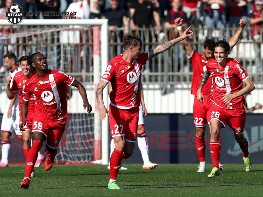 Trận cầu 6 điểm hấp dẫn giữa Monza và Cagliari (Ảnh: Football Italia) Trận cầu 6 điểm hấp dẫn giữa Monza và Cagliari (Ảnh: Football Italia)