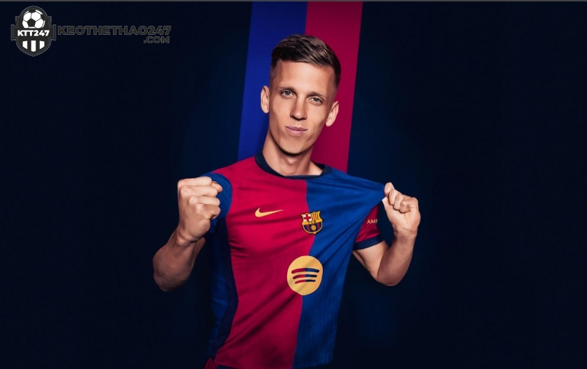 Dani Olmo được đăng ký thi đấu tạm thời (Ảnh: Blaugrana).