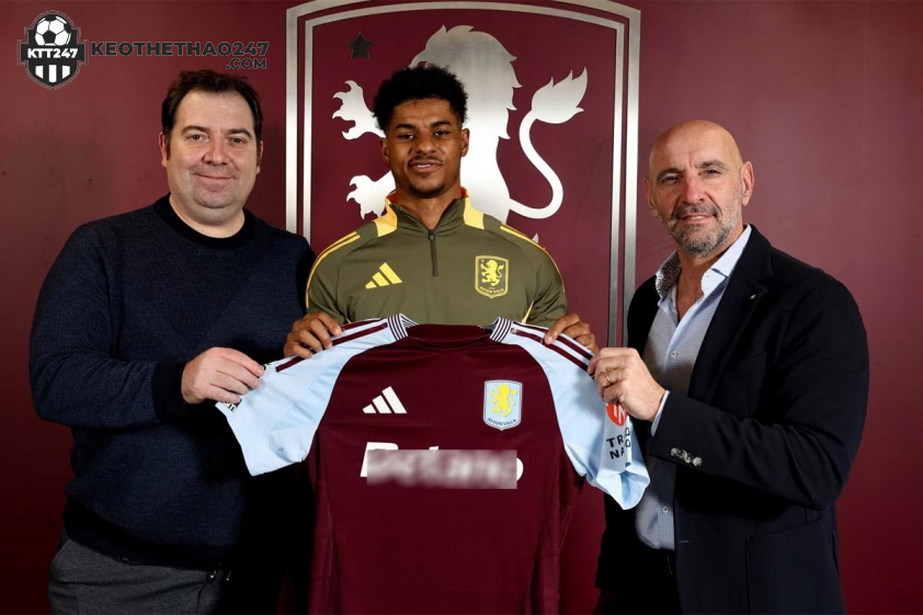 Rashford chính thức được đẩy sang Aston Villa.