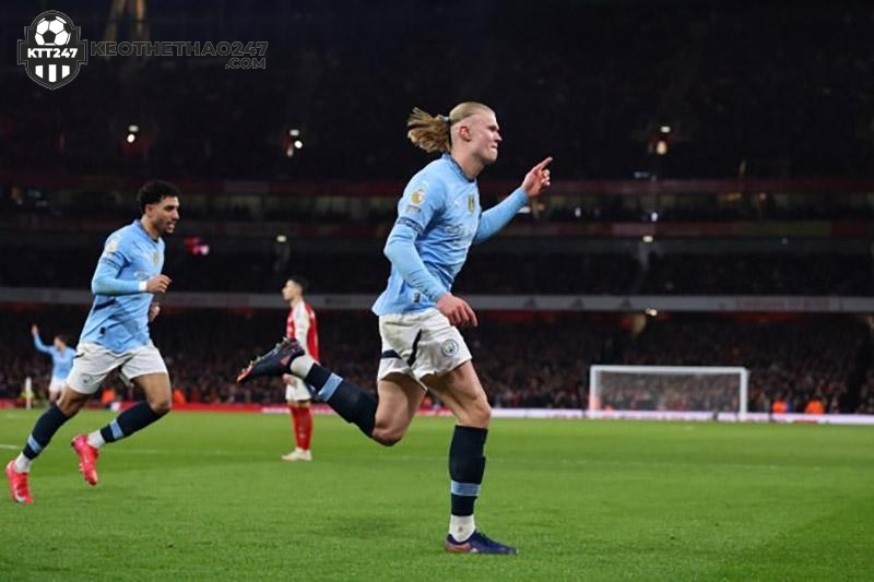 Haaland lập kỳ tích trong ngày buồn của Man City